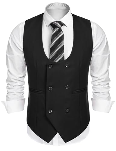 Amazon.com: COOFANDY Mens Suit Vest Formal Dress Blazer Vests Slim